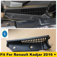 accessories interior engine warehouse air inlet protective cover anti blocking trim plastic for renault kadjar 2016 2017 2018