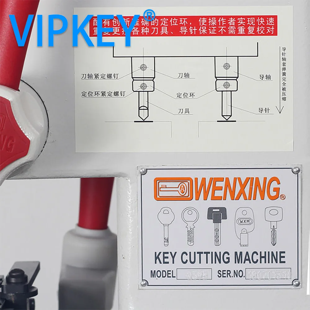 WENXING Q39B ключ резак механический ключ для резки различных размеров ключа