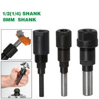 wood cutter 14 8mm 12 shank router bit extension rod collet engraving machine extension milling
