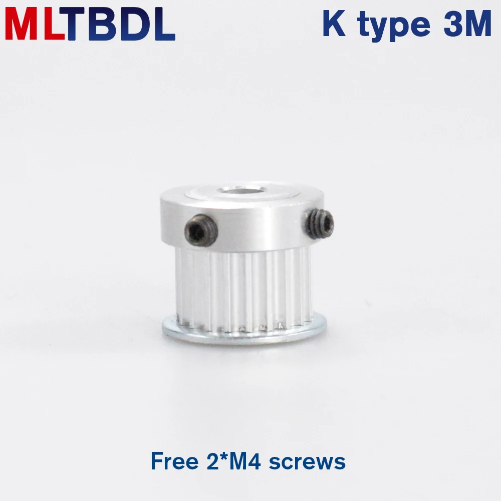 Зубчатый шкив 3M 18T 5/6/6.35/8 мм зубчатый с отверстием 3 шаг 15 Ширина ремня типа K