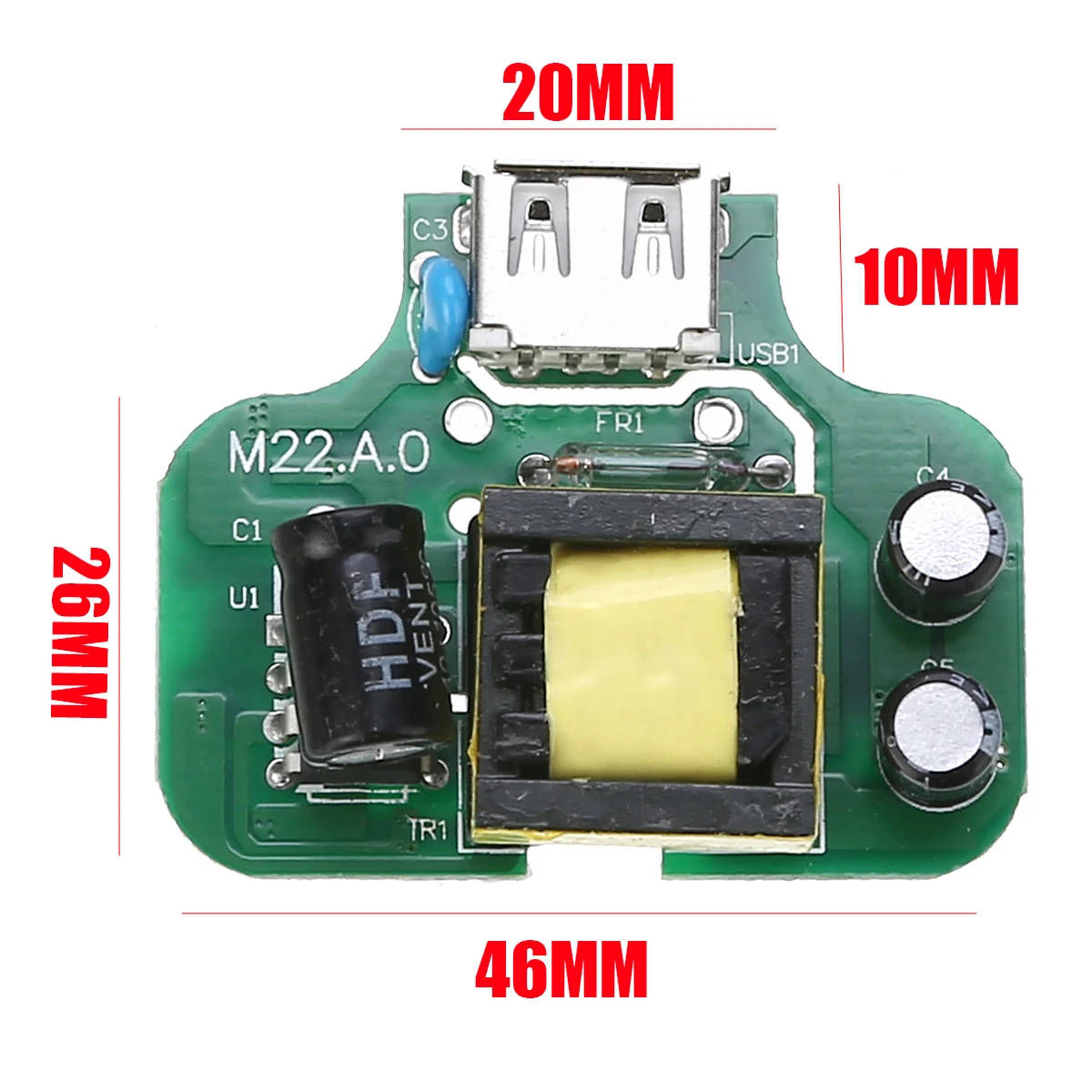 1 шт. Мини AC 110 В 220 в 230 В в DC 5 В 2.1A USB интерфейс выход доска AC-DC конвертер для DIY телефон зарядное устройство модуль питания