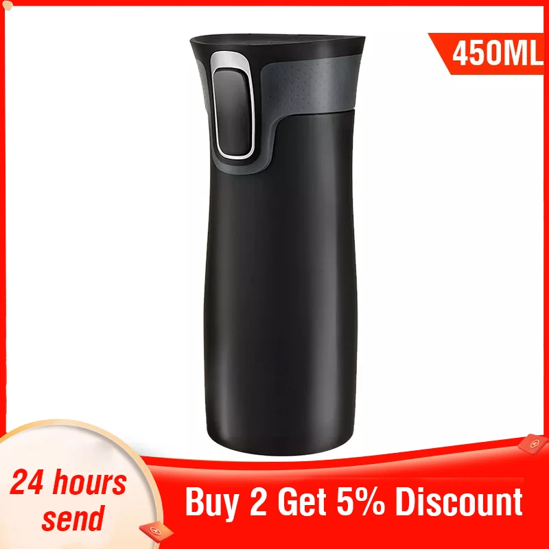 450ML Thermos Bottle Termos Travel Mugs Thermos Café Cup Garrafa Termica Tumbler Mugs Coffee Cups Water Bottles Stainless Steel