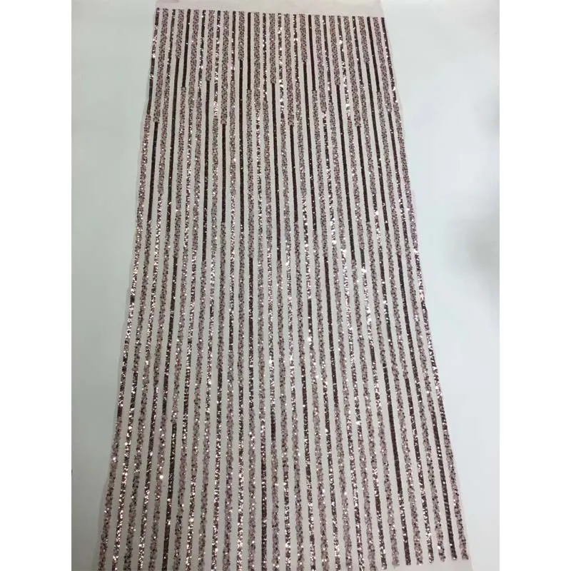 Новый Африканский новейший дизайн 5 ярдов высокое качество тюль ткань с бусинами