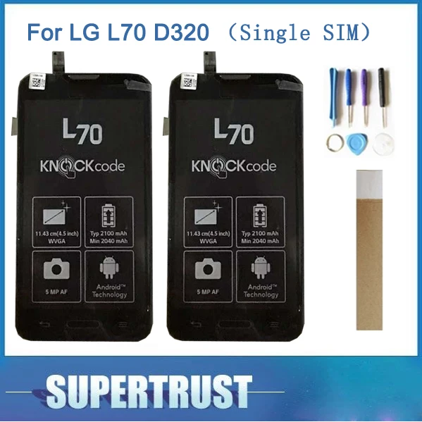 Оригинальное качество с рамкой для ЖК-дисплея LG L70 D320 кодирующий преобразователь