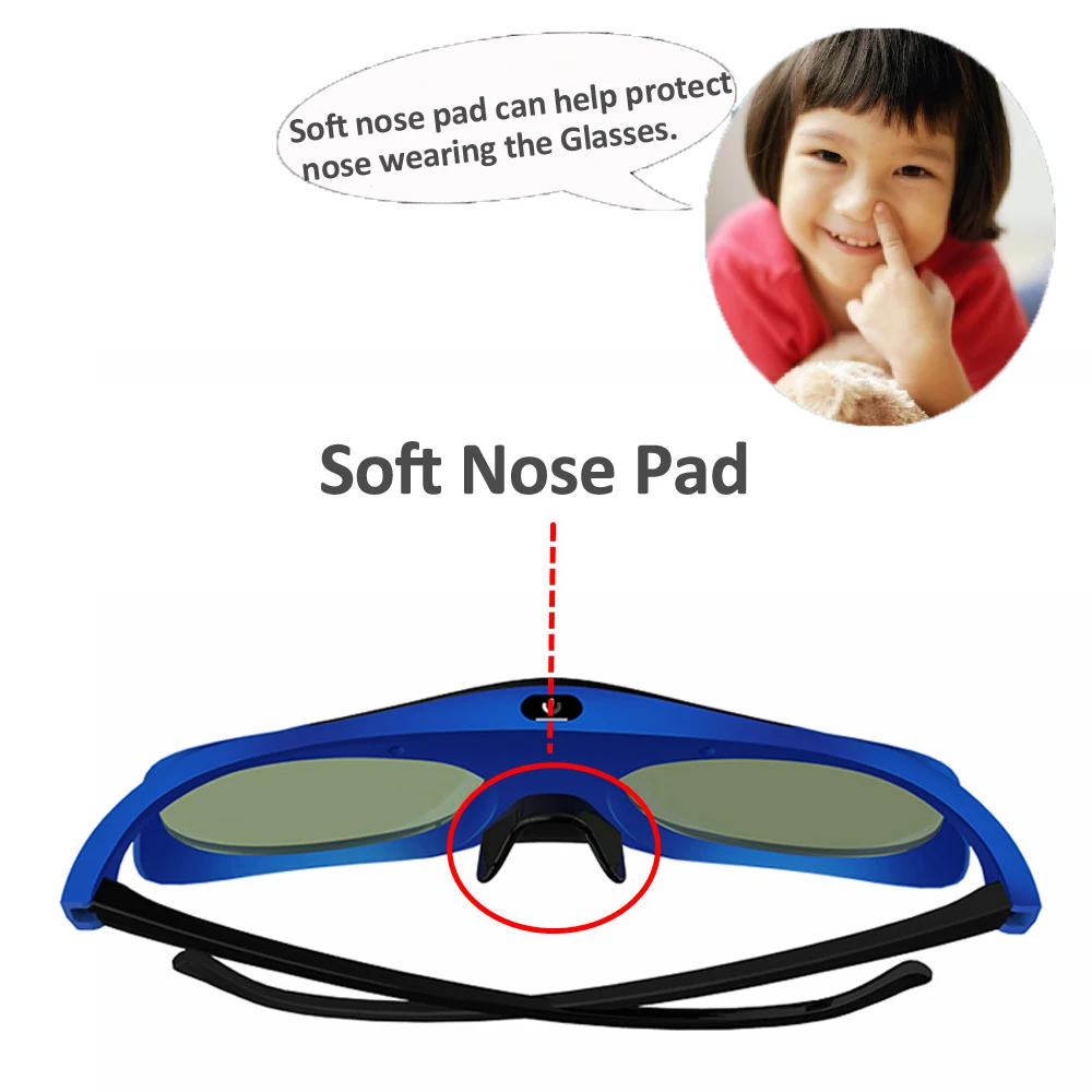 Проектор с активным затвором DLP link 3D очки для домашнего кинотеатра пленка