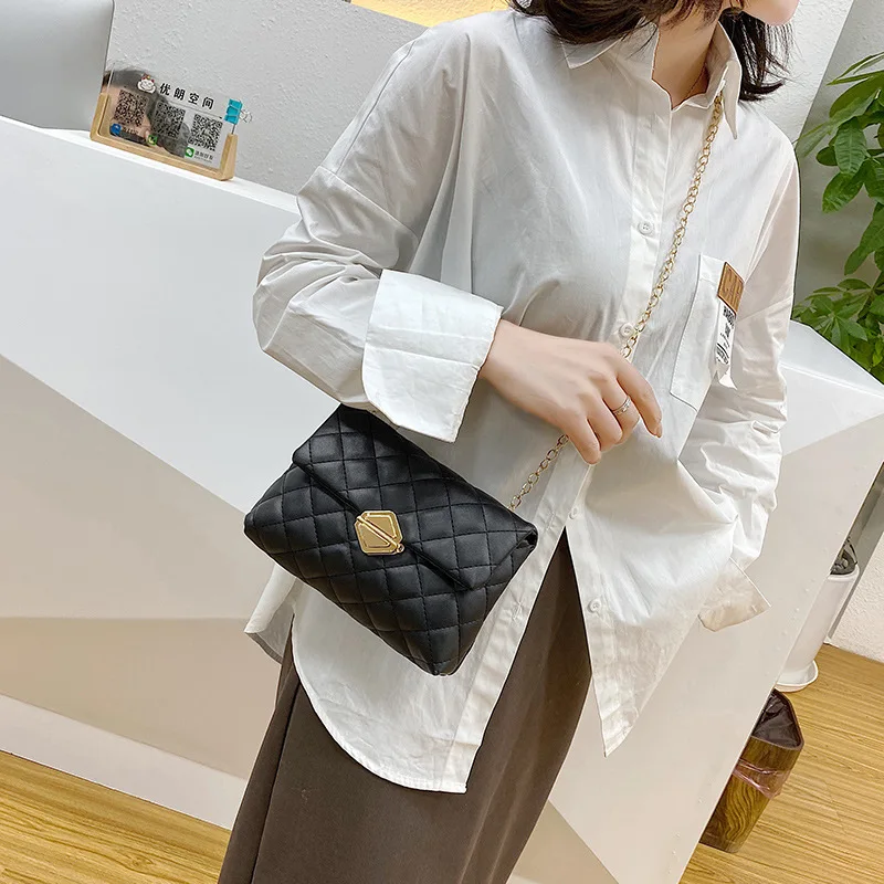 

Embroidery Thread Small PU Leather Crossbody Bags For Women 2021 Trend Hand Bag Female Causal Branded Shoulder Handbags New