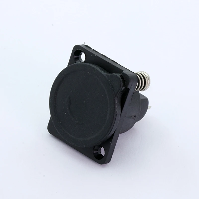 10 шт. пластиковый разъем XLR 3pin гнездовой для крепления на панель аудио динамика С
