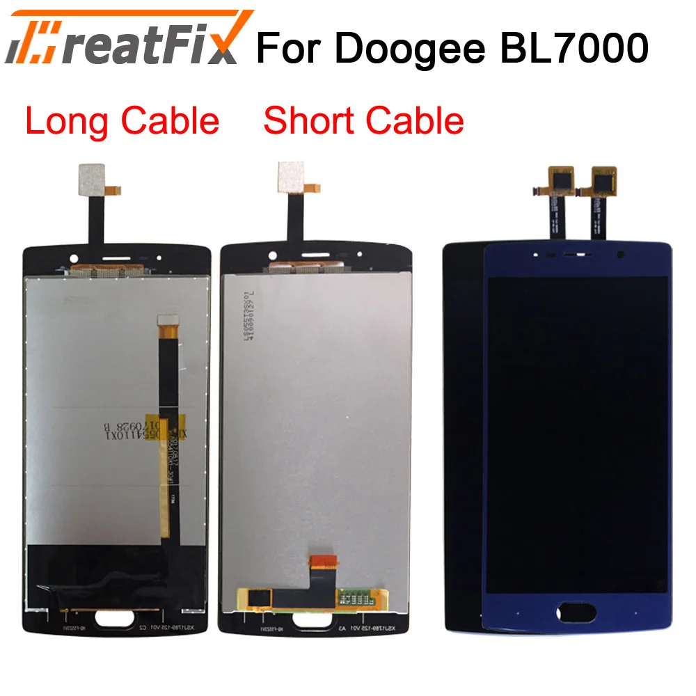 Для DOOGEE BL7000 ЖК дисплей + кодирующий преобразователь сенсорного экрана в сборе 100%