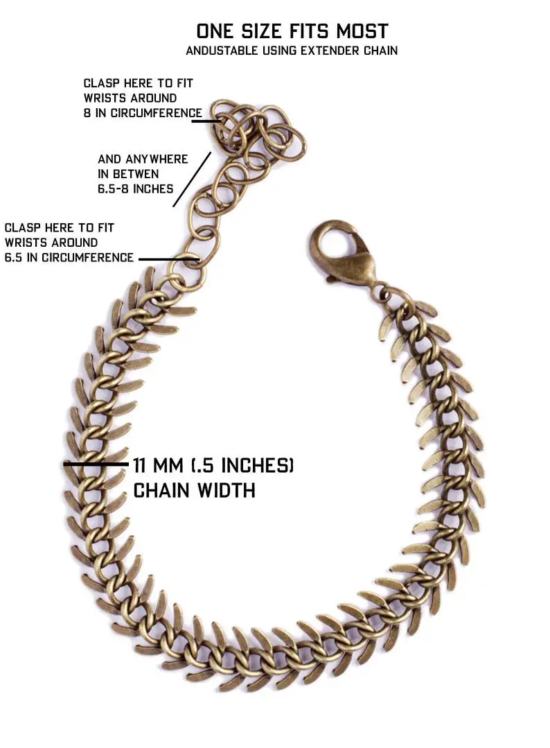 Индивидуальный мужской браслет в виде рыбьей кости обруч бедра камня Винтажные