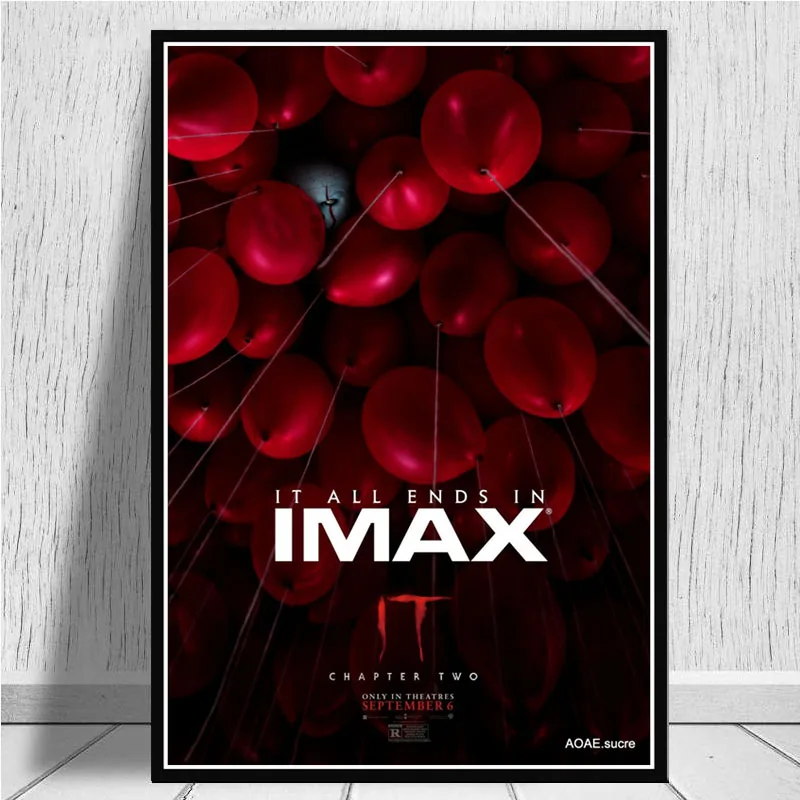 Фотообои с изображением страницы 2 Pennywise фильма ужасов II картина рисунком Картина