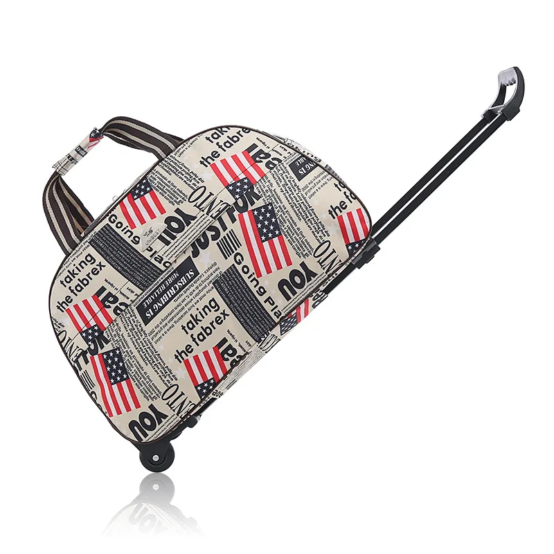 2019 Новая модная водонепроницаемая сумка для багажа толстый стильный чемодан на