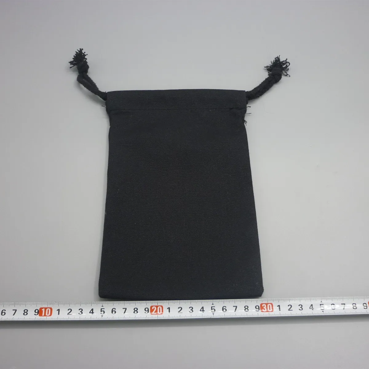 25 шт. Пользовательский логотип напечатанный черный хлопковый холст сумка на