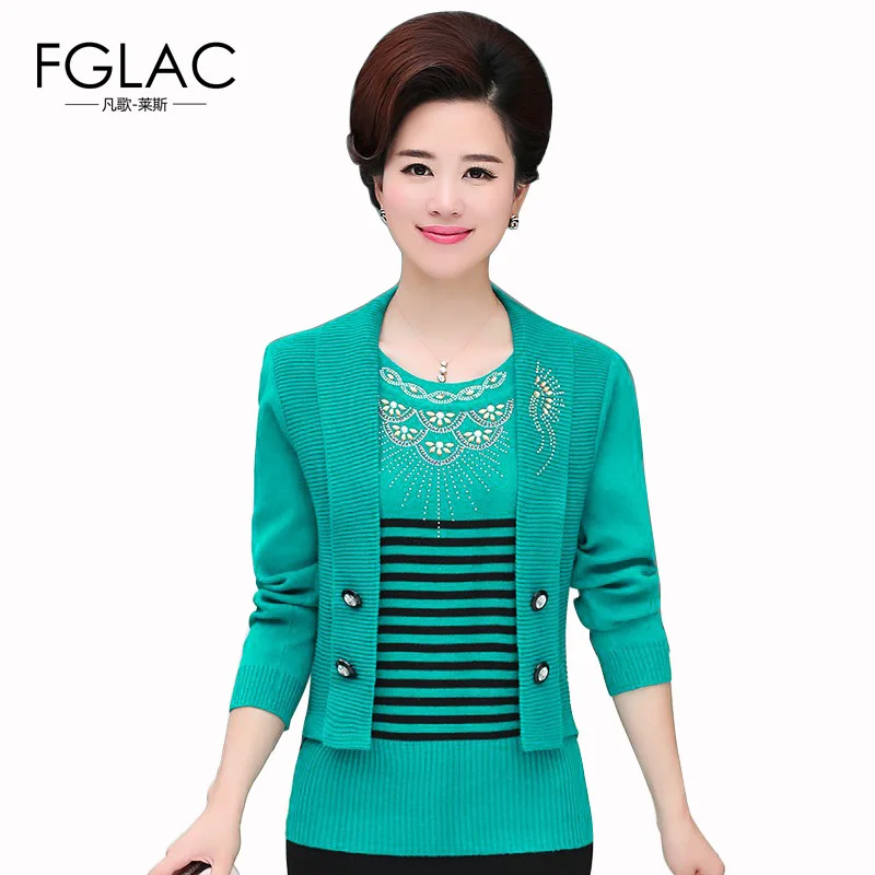 Женские свитера FGLAC новинка 2020 Осенние вязаные пуловеры элегантные облегающие из