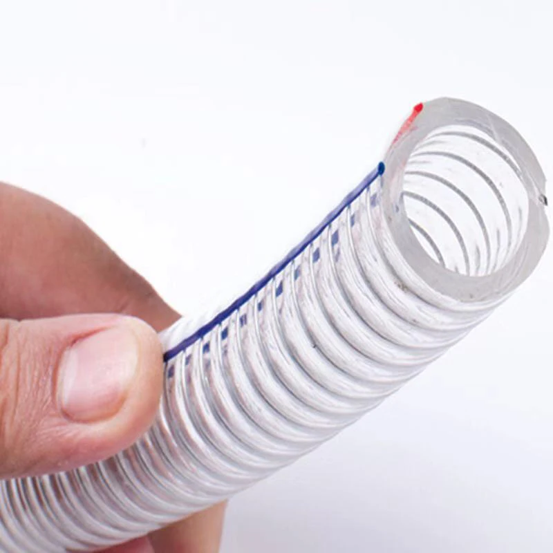 ПВХ прозрачный стальной проволочный шланг высокотемпературный антифриз