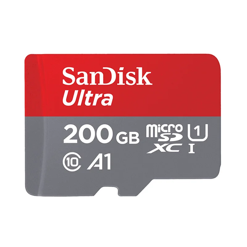 200GB Оригинальная карта памяти SanDisk Micro SD 32 Гб A1, 16 ГБ, 64 ГБ, 128 ГБ, 200 ГБ, 256 ГБ, 400 гб, 98 Мб/с, TF карта, флеш-накопитель для смартфона - Емкость: 200GB