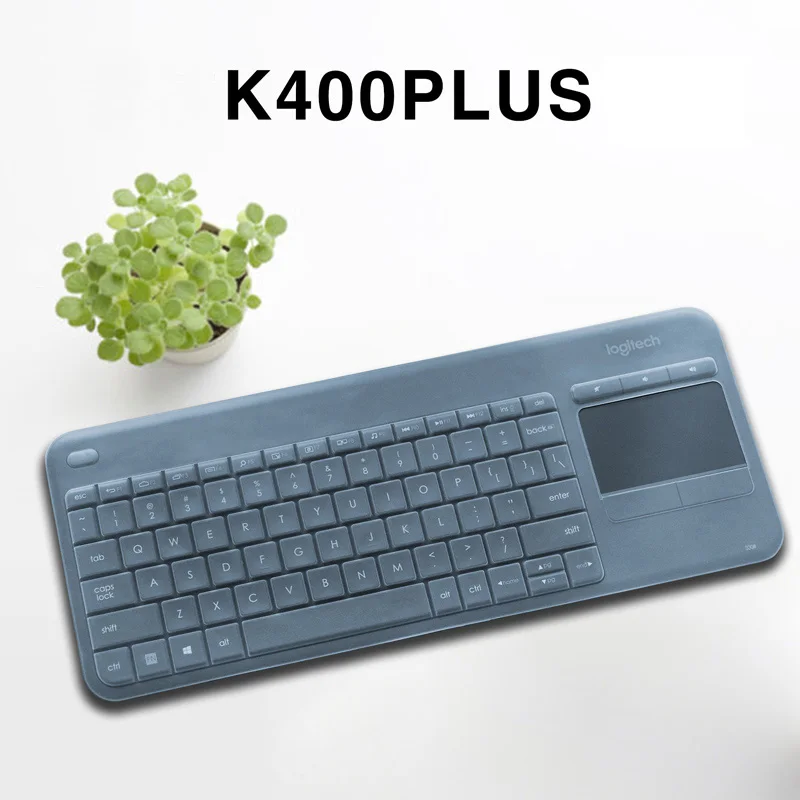 Waterproof dustproof Clear Transparent Keyboard Protector Cover Skin Guard for Logitech K400 PLUS