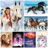 5d diamond embroidery anmial cross stitch diy diamond painting distinguished horse diamond mosaic home decor mural art gift