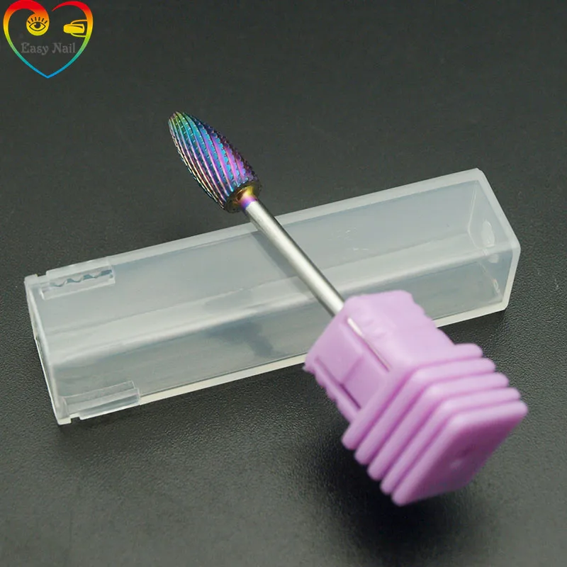 Easynail RainbowCoating роторные сверла для ногтей карбид вольфрама маникюра аксессуары