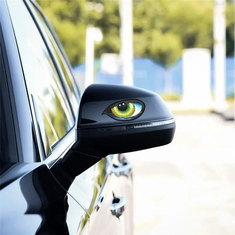 Универсальные 2 шт. стерео светоотражающие 3D кошачьи глаза наклейки для