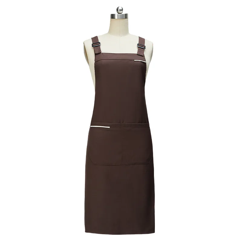 

2021 new high quality solid color apron Kitchen Apron