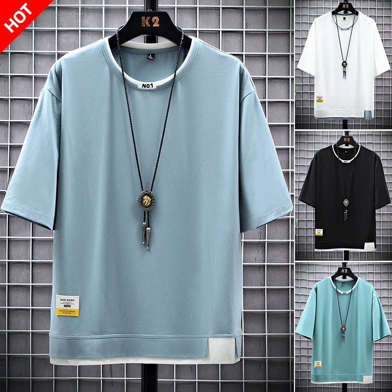 Базовая футболка для мужчин Новинка лета 2020 белая с принтом № 1 забавная