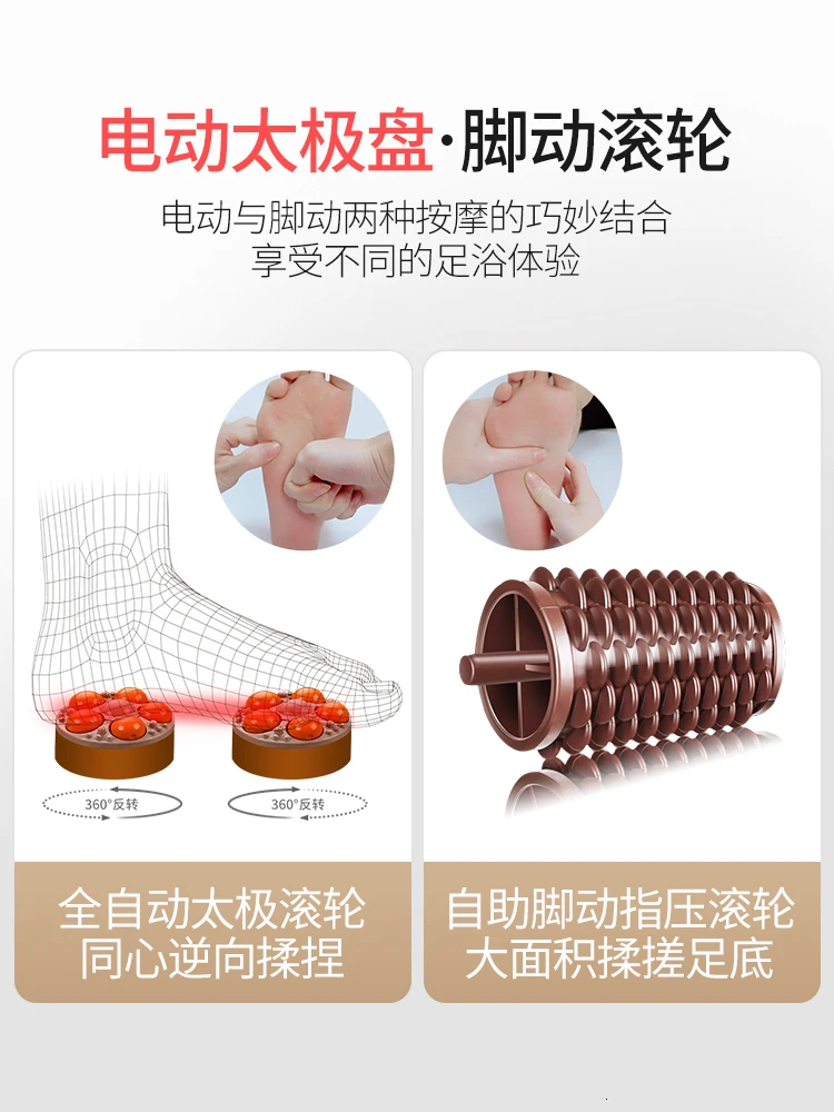 

Double Person Foot Pail Heating Constant Temperature Fully Automatic Pedicure Machine Household Health Preservation Artifact