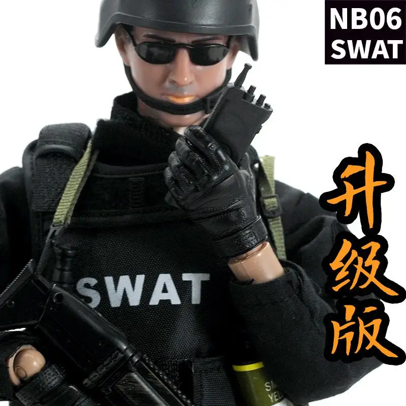 PATTIZ 1/6 спецназ фигурка солдата(12/шт) модель игрушки военный армейский боевой игровой день рождения - Цвет: 12 piece