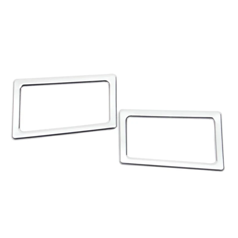 

For Toyota Corolla Altis E170 2013 2014 2015 2016 2017 Stainless steel Console air conditioning outlet air vent trim Car Styling