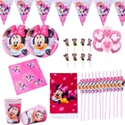 105 шт., одноразовая посуда Минни Маус