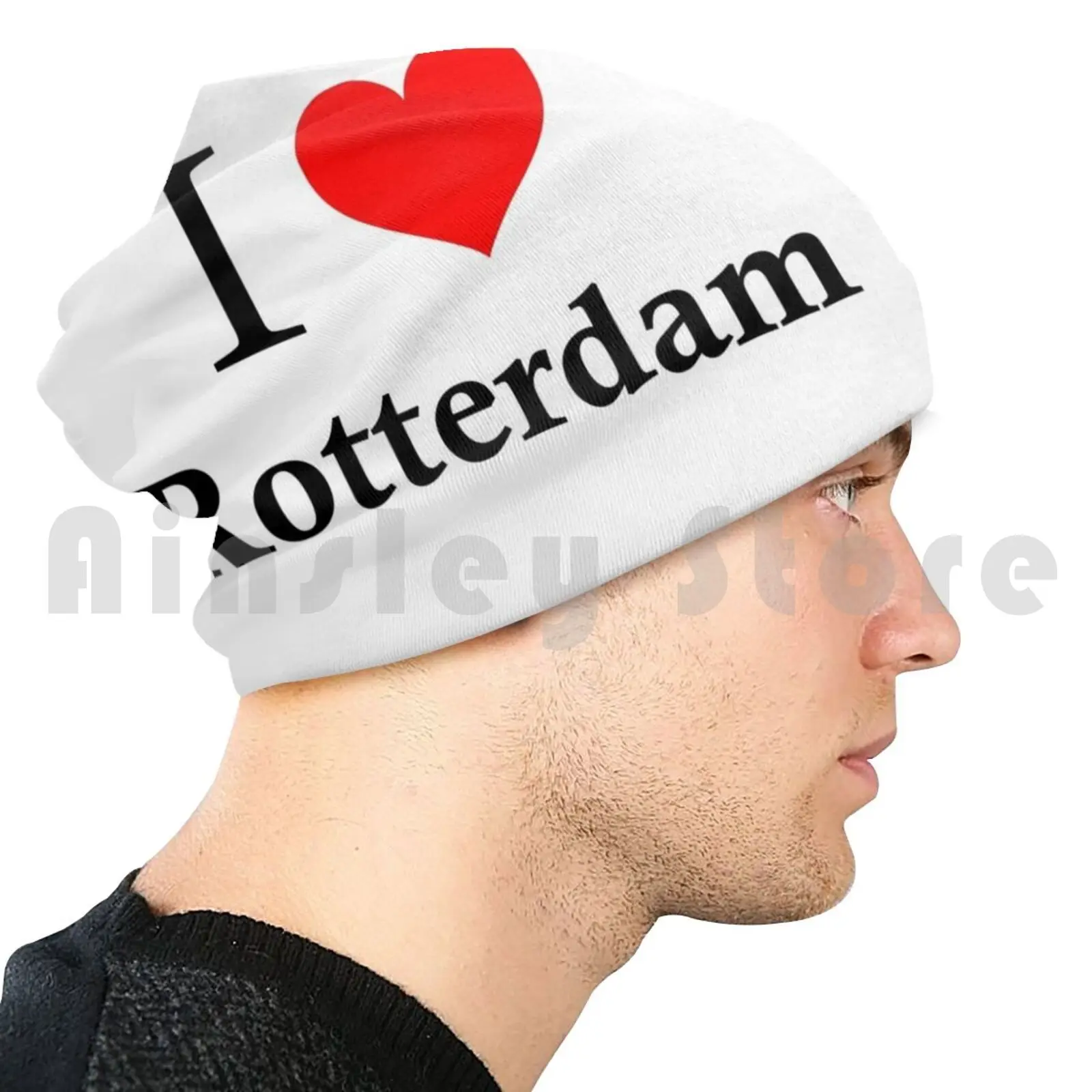 Вязаная Шапка-бини в стиле хип-хоп