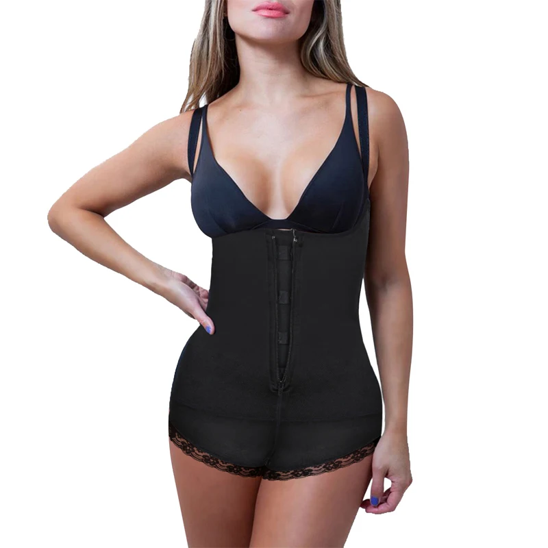 Латексное Корректирующее белье Burvogue с зажимом и молнией для талии подтяжки