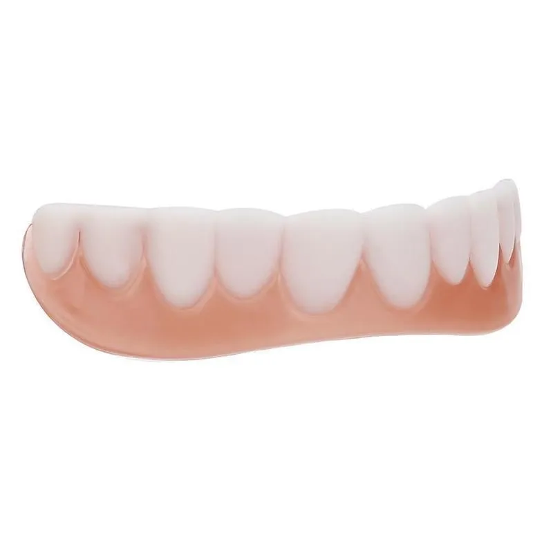 

30g Denture Upper And Lower False Teeth Cover Perfect Denture For Double Veneers Comfort Row Paste Smile Fake Braces S6E4