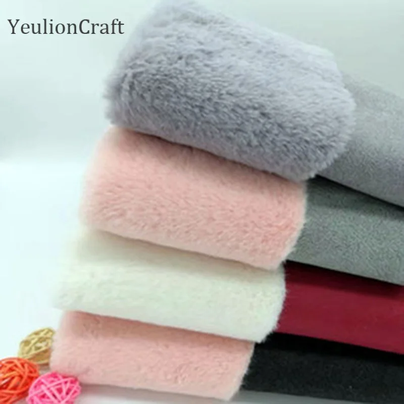 Ткань Chzimade из искусственной кожи 20x30/50x80 см плюшевый кролик для рукоделия шитья