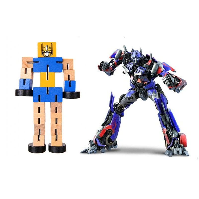 1 шт. Детский конструктор робот трансформер|toys for|toys for childrenrobot build |