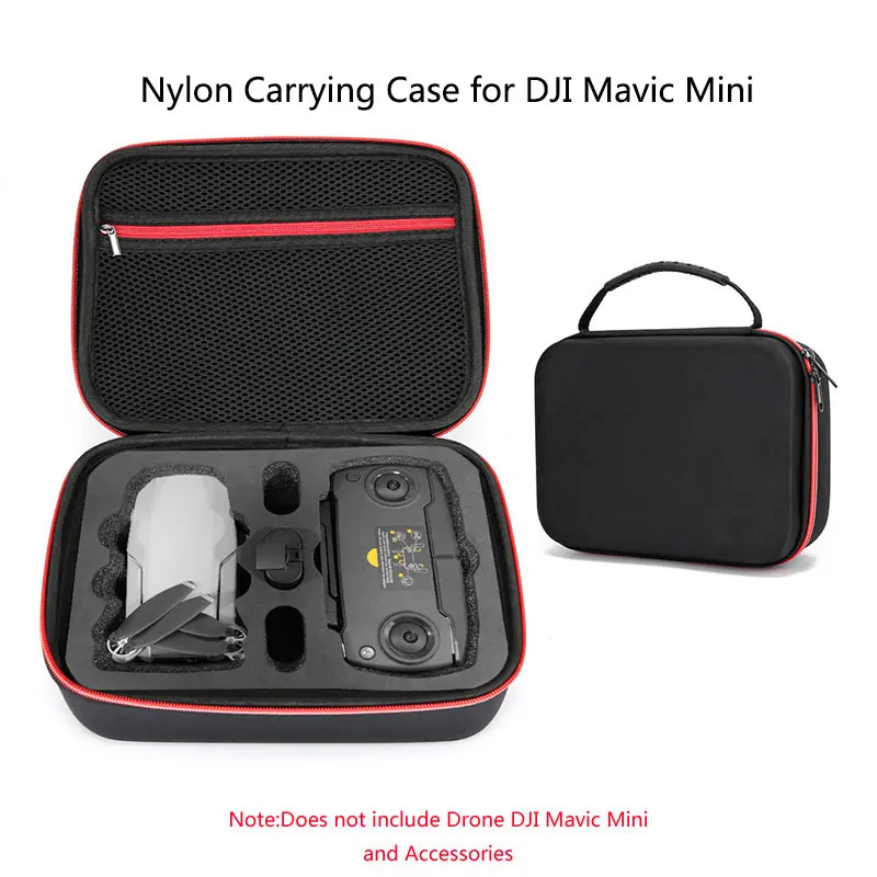 Чехол для переноски для DJI Mavic 2 Pro Zoom Портативная сумка для переноски сумка для хранения Дрон пульт дистанционного управления Портативный чехол-протектор - Цвет: Nylon for Mavic Mini