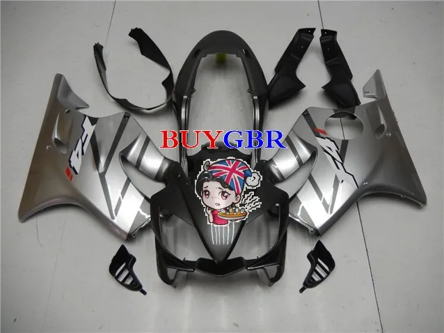 Лидер продаж серебряные Обтекатели F4i для Honda CBR600F4i 2004 2005 2006 ABS мотоциклетные