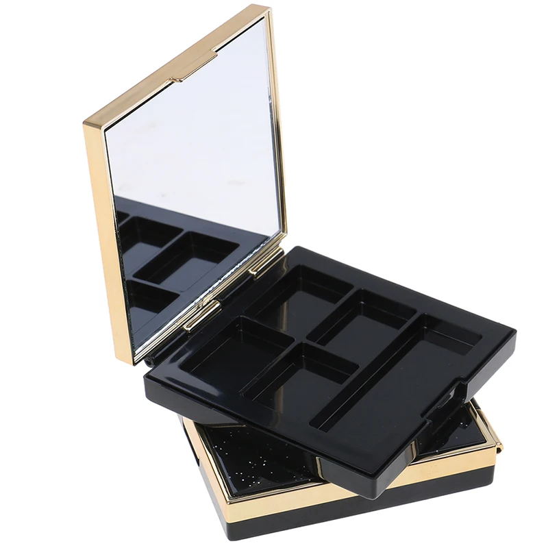 Палитра теней для век с зеркалами Пустая палитра 5/6 сеток чехол косметические