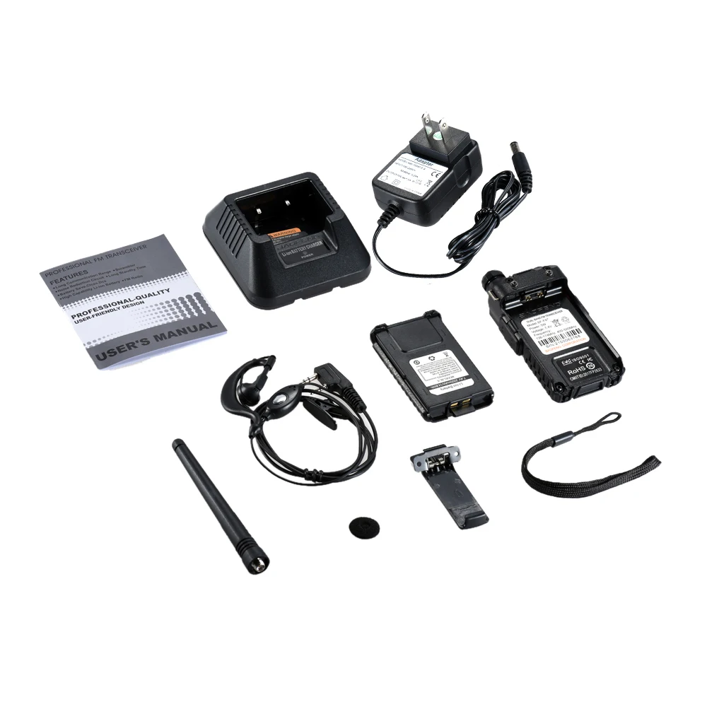 Baofeng UV-6 Walkie Talkie 8W Long Range Two way Radio  UV 6 VHF/UHF Dual Band Handheld Radio Woki Toki Interphone