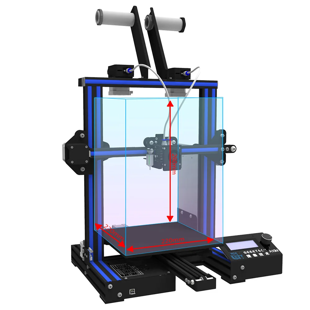 3D-принтер Geeetech A10 A10M A10T смешанные цвета поддержка автоматического выравнивания 3D
