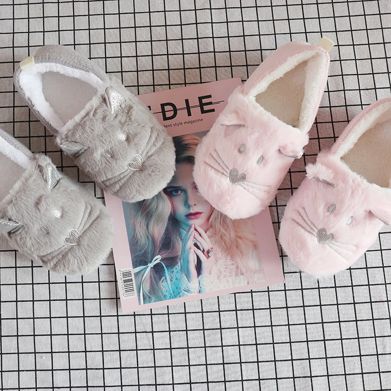 Тапочки зимние плюшевые унисекс с мультяшным принтом|Тапочки| |