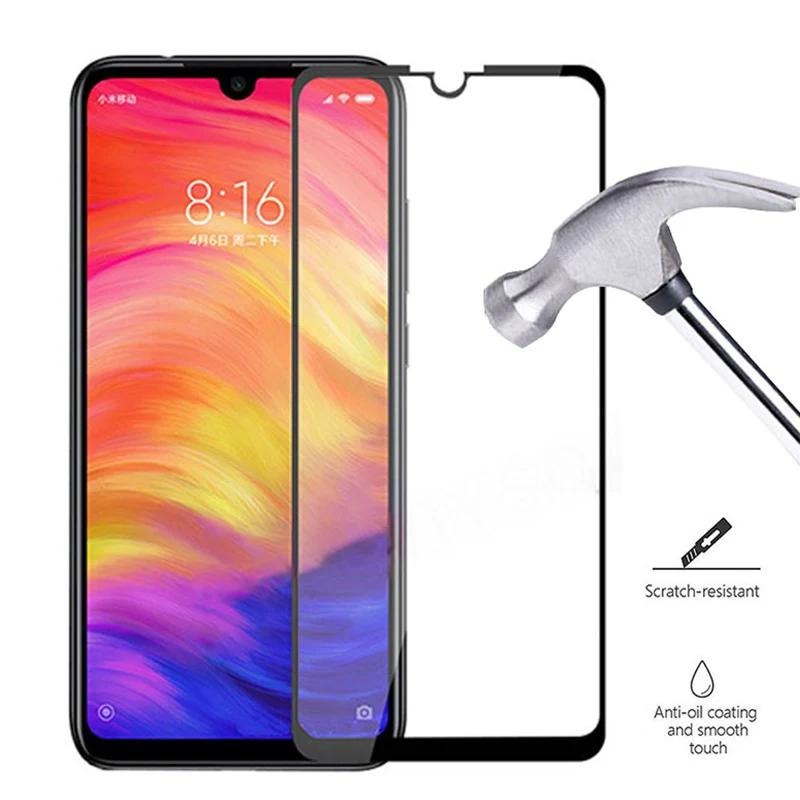 2 в 1 закаленное стекло для Xiaomi Redmi note 7 Защита экрана камеры 8a 8 pro защитное note7