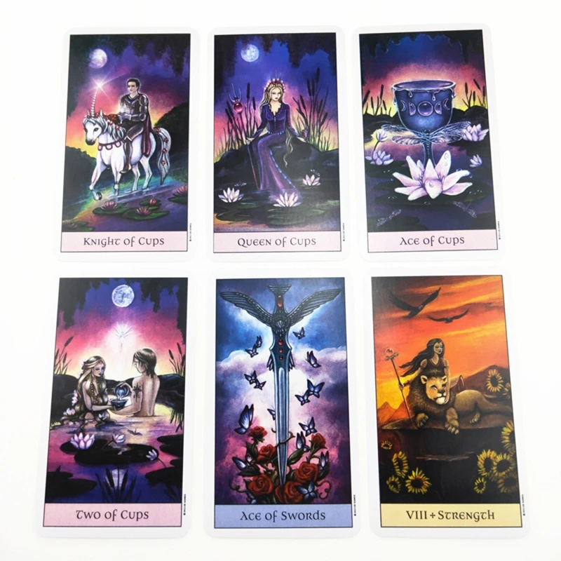 

Crystal Visions Tarot Full English 79 Cards Deck Oracle Divination Fate Family Party Board Game