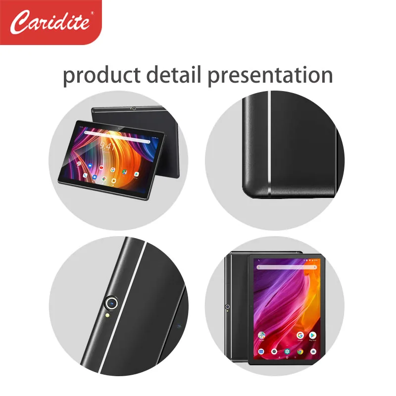 Caridite 2020 новый высококачественный OEM 10 дюймов 32 ГБ Android камера HD дисплей Micro HDMI Wifi
