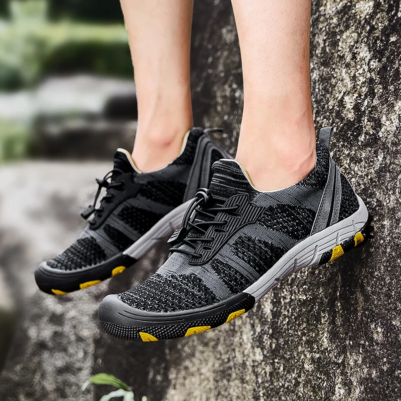 

2021 Large Size Men's Sports Shoes Non-slip Wear-resistant Outdoor Shoes Casual Breathable Hiking Shoes