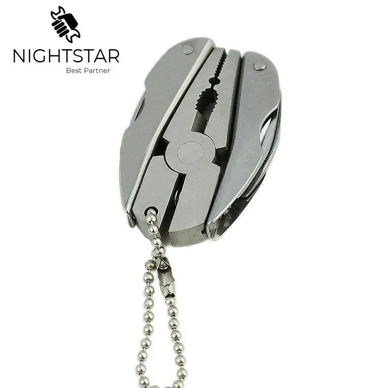 Портативный многофункциональный складной брелок отвертка из нержавеющей стали