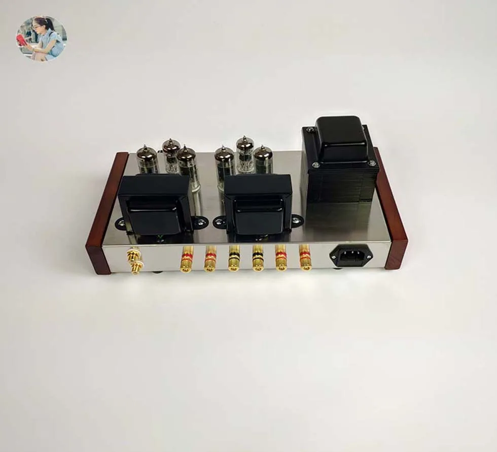 2021 Nobsound бытовой ламповые усилители DIY Kit 6F2 + 6P1 Нержавеющая сталь оболочки