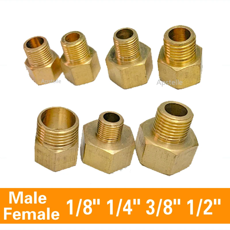 1/4 &quot3/8&quot 1/2 &quotштекер-гнездо резьба латунные соединители для труб Латунный