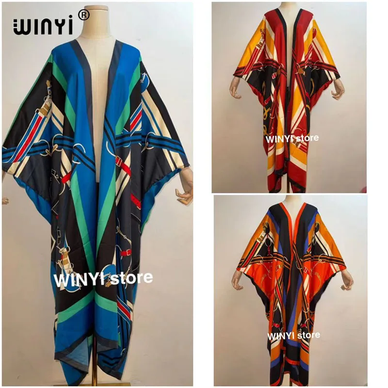 Дубай Sunmer 2021 WINYI женский кардиган пальто Свободное длинное платье коктейвечерние