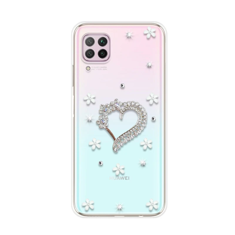 Чехол из ТПУ для Huawei P40 lite роскошный силиконовый мягкий чехол со стразами P40lite Nova 7i