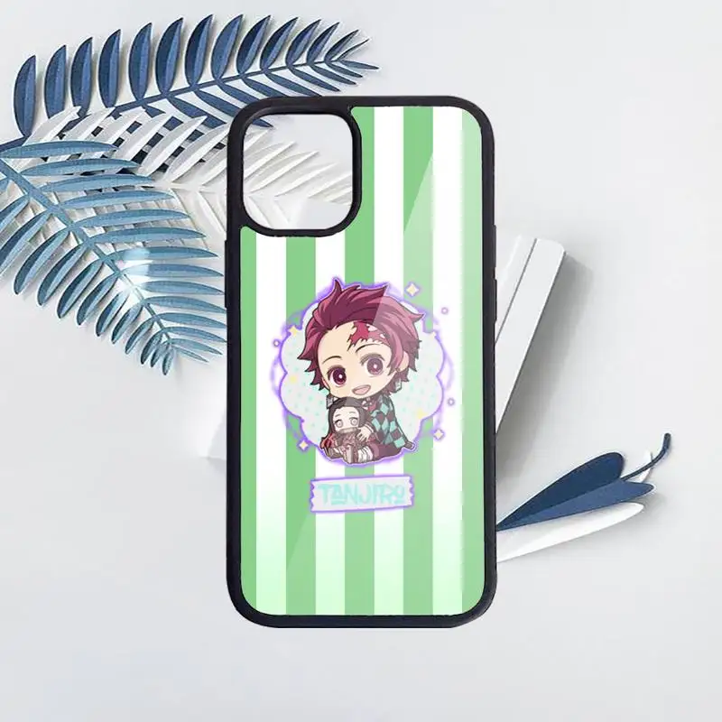 

Demon Slayer Kimetsu No Yaiba anime Phone Case PC for iPhone 11 12 pro XS MAX 8 7 6 6S Plus X 5S SE 2020 XR